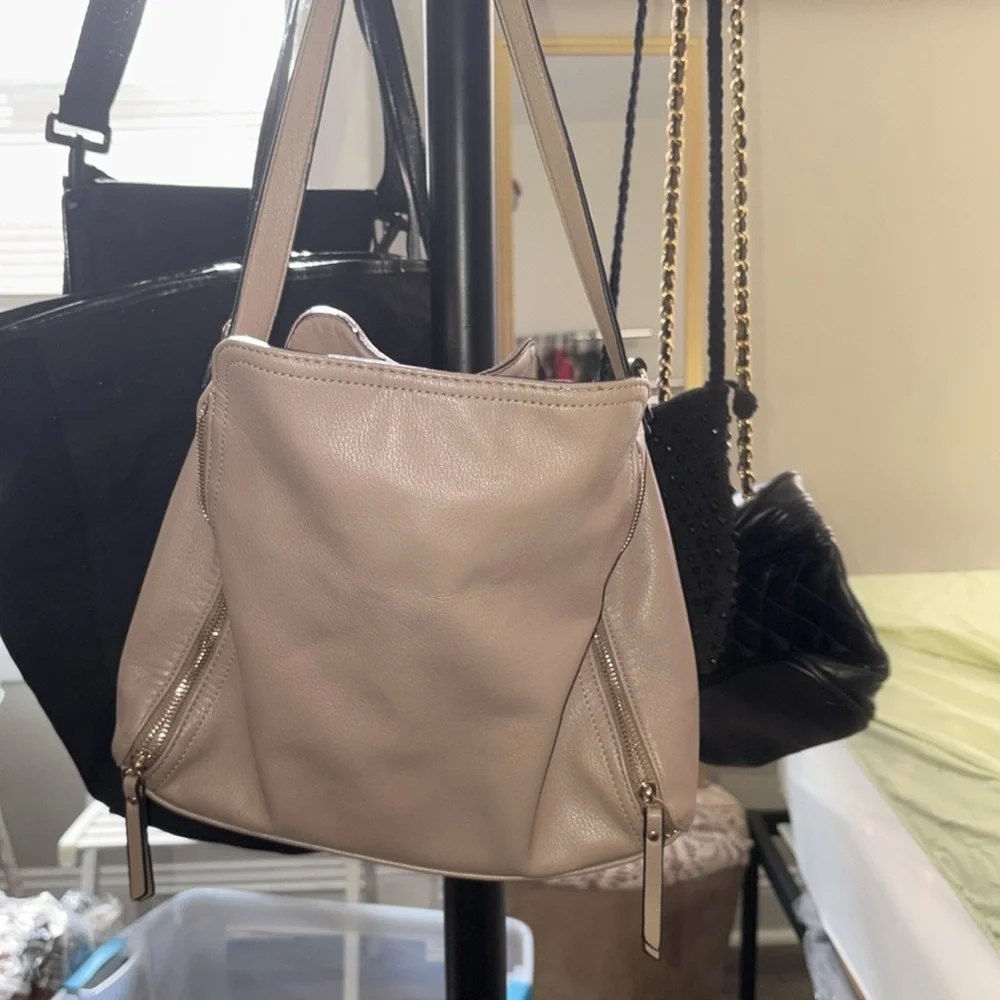 Tan Leather Women's Bag - Picture 2 of 6